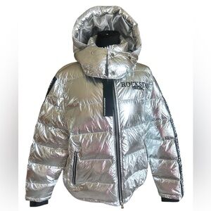 Rockstar Original Metallic Puffer Jacket Water Resistant